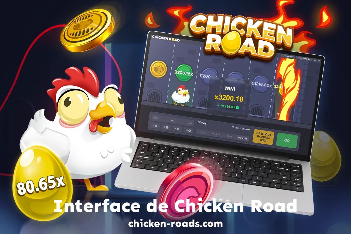 Interface du jeu Chicken Road Casino